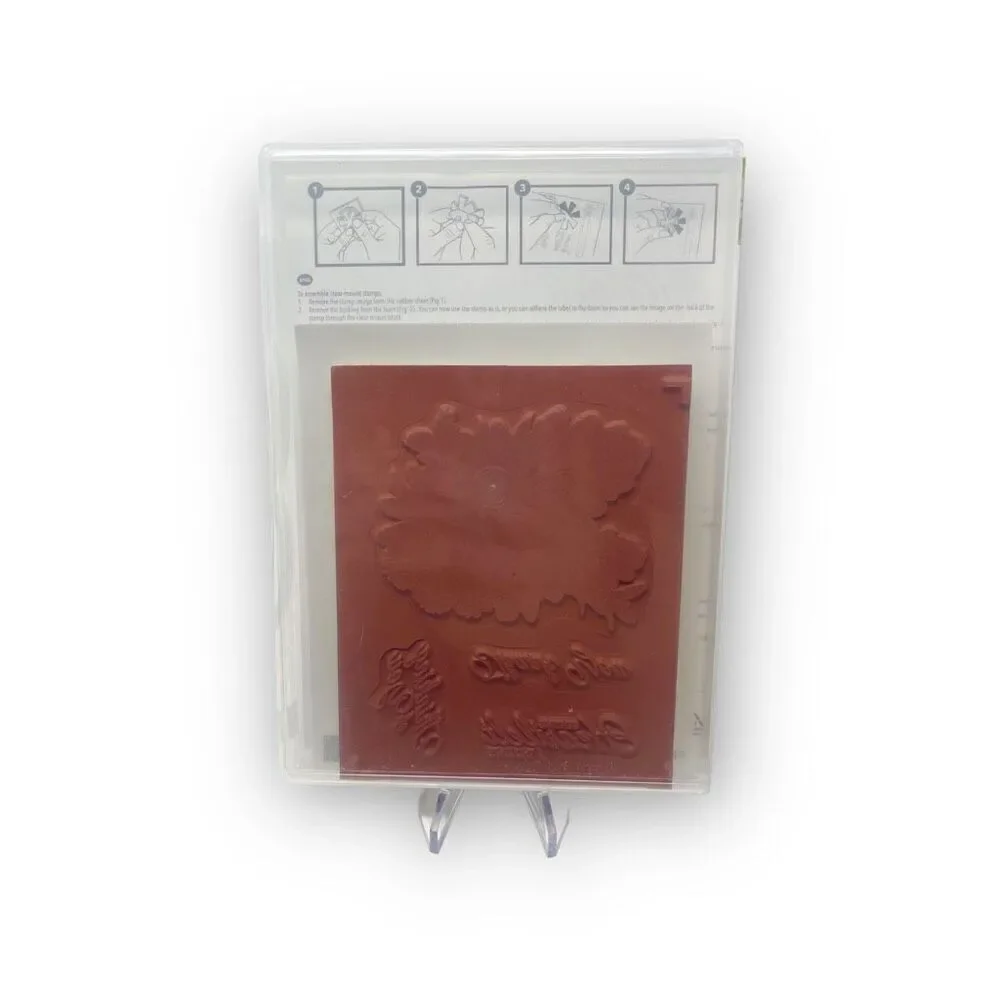 Stampin’ Up! Sale-A-Bration Heartfelt Blooms Best Thoughts Rubber Stamp Set New